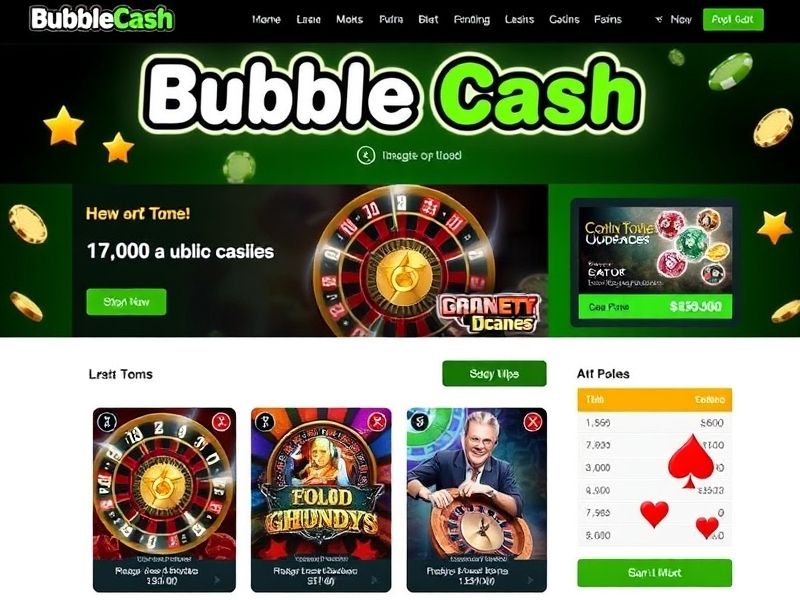 Bubble Cash Official Site: Discover top-rated slots, poker, and sports betting games at Bubble Cash.com. Trusted platform with expert-backed strategies, competitive odds, and exclusive promotions for gamblers worldwide.